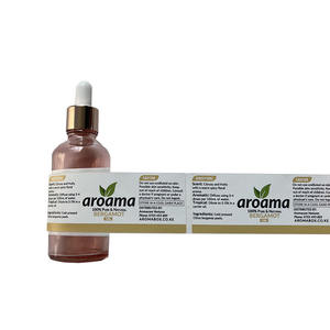 Etiquetas Adhesivas Personalizadas para Botellas de Cosméticos, Impresión Impermeable, Papel de Aluminio Dorado, Etiquetas para Envases de Aceites Esenciales y Productos para el Cuidado de la Piel - Product Image 2