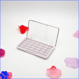 Empty 24 Color Eyeshadow Palette Plastic Makeup Organizer For Lipstick Sample <b>Storage</b> And DIY Paint <b>Box</b> Packaging <b>Material</b> - Product Image 2