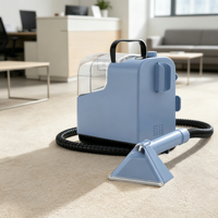 Nettoyeur de tapis portable pour animaux domestiques, extracteur 400W, aspiration puissante, machine à aspirer les taches profondes pour canapé, rideaux, tissus domestiques