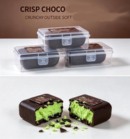 Nouveauté 2026 : Jouet à presser Choco Croustillant – Extérieur Crunchy, Intérieur Doux – Chocolat Menthe Anti-Stress, Jouet Sensoriel de Décompression