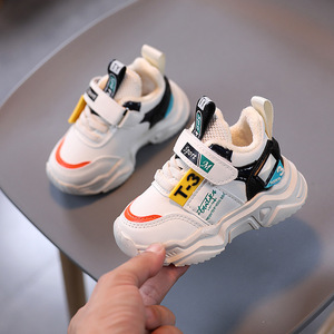 Baskets de sport à lacets style basketball pour enfants et femmes, collection automne 2026, 1-5 ans, en coton blanc - Product Image 4