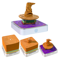 Verzauberter Zaubererhut 2027 Papier-Notizblock Mehrschichtige Papierskulptur Modell 3D Kalender-Würfel Notizblock für Feiertagsgeschenk