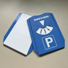 แผ่นจอดรถพลาสติกสีฟ้ารักษ์โลก พร้อมที่ขูดน้ำแข็ง ที่ตักหิมะ นาฬิกาจับเวลาอเนกประสงค์ - Product Image 3