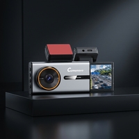 Caméra embarquée X8-4G 4G 2K avec GPS, écran tactile IPS 3 pouces, double objectif 170°, vision nocturne, DVR de voiture pour observation de trajets privés et de covoiturage