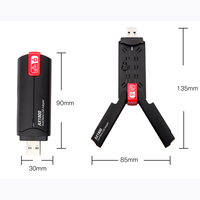 Plug and Play RTL8832BU WiFi 6 dongle ax1800 USB WiFi adaptador 1800Mbps USB3.0 doble banda WiFi 6 Stick para pc ordenador portátil