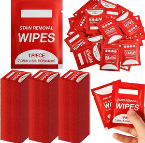 Lingettes détachantes à lessive instantanée | pré-humidifiées et portables | pour vêtements, tapis et tissus - Product Image 3
