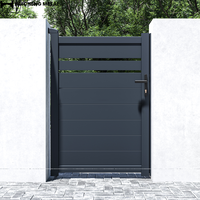 Portail de jardin et clôture résidentielle en aluminium moderne, étanche, antirouille, résistant aux UV, facile à installer, écologique