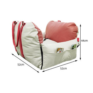 Joymay, cama portátil para perros de viaje al aire libre, funda de asiento de coche Universal de cuero de plástico de algodón para perros, suave y ajustable - Product Image 3