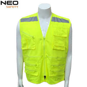 Giacca da uomo Multi-tasca Casual da pesca da lavoro all'aperto con grandi tasche gilet di tela impermeabile con stampa in rilievo - Product Image 6
