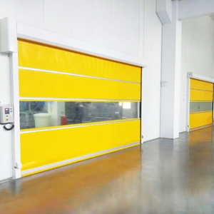 PVC kualitas tinggi kecepatan tinggi pintu gulung cepat Shutter dengan tahan debu untuk gudang Modern permukaan selesai - Product Image 3
