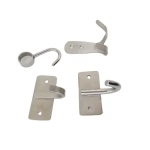 Custom Fabrication Stamping Bending Welding White Powder Coating Strong Adjustable Aluminum G Hook For Tent Camping