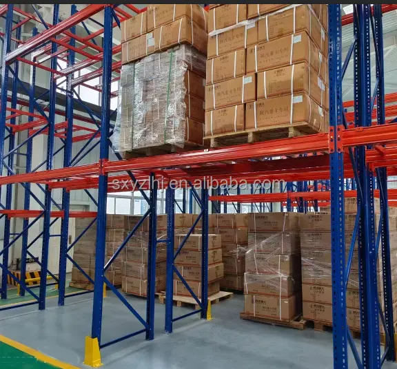 Warehouse Factory Storage Racks Iron Rack System For Pallet Storage
