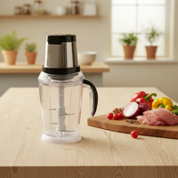 Hete Aanbieding SENFE Commerciële 1.5L Hoge Efficiëntie 2-Snelheden Elektrische Voedselprocessor & Hakselaar Hakfunctie Plastic Huishoudelijk