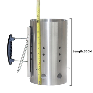 <strong>BBQ</strong> Fire Chimney <strong>Starter</strong> Stainless Steel <strong>BBQ</strong> <strong>Coal</strong> Chimney <strong>Starters</strong> With PP Handle - Product Image 5