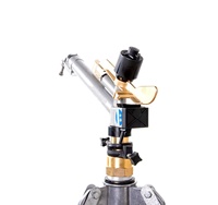 Arroseur de pistolet de pluie en laiton réglable de 1.5 ''Rotation de 360 degrés pour l'agriculture et l'irrigation d'arrosage de jardin