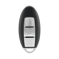 Nouvelle clé intelligente à 2 boutons pour Nissan Tiida avec puce électronique 46 MHz et fréquence 433 MHz, FCCID CWTWB1U825