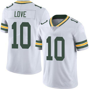 Camisetas Deportivas de Fútbol Americano para Hombre, Color Verde, 8 Josh Jacobs, 4 Brett Favre, 33 <span class=keywords><strong>Aaron</strong></span> <span class=keywords><strong>Jones</strong></span>, 1 Micah Parsons, Mangas Cortas - Product Image 3