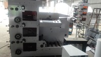 Machine d'impression d'étiquettes flexo avec découpe automatique en ligne 3 couleurs ZBRY-450 pour étiquettes autocollantes, sacs en papier et impression de cartes