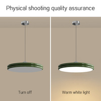 Lustre moderne nordique pour l'intérieur, maison, hôtel, restaurant, lampe décorative de plafond, luminaire suspendu LED avec télécommande