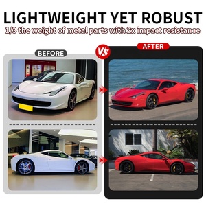 Faldones Laterales de Fibra de Carbono Seca de Excelente Calidad, Estilo OEM, para Ferrari 458 - Product Image 2