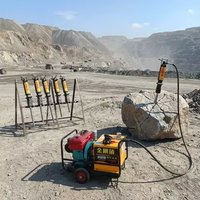 Fendeuse de roche hydraulique portative fabriquée en Chine avec moteur et pompe pour l'exploitation minière, la démolition et le brisage de roches souterraines