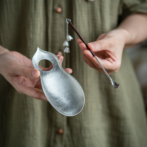 Guanlan Handmade <b>Tea</b> Scoop Cone Shape Household <b>Tea</b> Dispenser <b>Tea</b> <b>Set</b> Accessories - Product Image 2