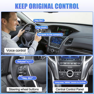 Interfaz Linux para Acura RLX 2013-2015, CarPlay Inalámbrico, <span class=keywords><strong>Android</strong></span> <span class=keywords><strong>Auto</strong></span>, Compatible con la Radio Original del Coche, Actualización con Navegación GPS - Product Image 5