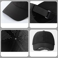 Gorra de Béisbol Impermeable con Logotipo Personalizado, 6 Paneles, Visera Curva, Secado Rápido, Hebilla de Velcro, Forma Circular, Corte Láser