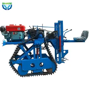 Small green onion harvester harvesting machine