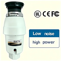 Broyeur de déchets alimentaires électrique domestique Bone-Hammer 1/2HP haute vitesse en acier inoxydable compact avec technologie Multigrind BH76 Air DC