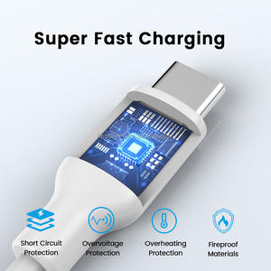 Câble USB C vers USB C Schitec Macoron 60W 1M TPE, charge rapide, cordon de chargeur Type-C, synchronisation de données à grande vitesse, câble pour téléphone pour iPhone - Product Image 5