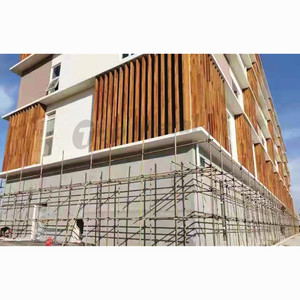 Écran pare-soleil vertical moderne en alliage d'aluminium pour fenêtres <span class=keywords><strong>Louvre</strong></span> Volets extérieurs Panneau d'aération ventilé pour façade - Product Image 4