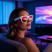 Lunettes Intelligentes à Reconnaissance Avancée, Caméra 8MP, Enregistrement Vidéo, Traduction IA, Casque Connecté Intelligent 2026