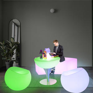 Tabourets et chaises LED, mobilier LED rechargeable avec télécommande, mobilier LED d'extérieur, tables de <span class=keywords><strong>bar</strong></span> LED, tabourets LED - Product Image 3
