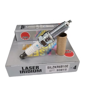 Paquete de 4 sistemas de encendido de motor de coche láser iridio platino <span class=keywords><strong>Bujia</strong></span> Silzkr6B10E 93815 bujía de coche - Product Image 1