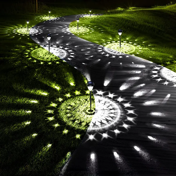 Ultra Bright Outdoor Garden Lights Up to 12H Auto On/Off Waterproof Solar Powered Solar Garden Lights Yard Path Lawn Decoration