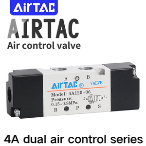 AIRTAC 4A130/230/330/430-M5/06/08/10/15 Van Điều Khiển Không Khí Bằng Hợp Kim Nhôm - Product Image 2
