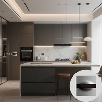 Panneau de contrôle intelligent LTECH BLE 5.0 avec écran OLED, commande vocale, interrupteur intelligent compatible Matter, application de scénarisation pour système d'automatisation de chambre d'hôtel