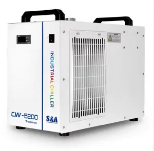 Sistema de refrigeração industrial S&A CW3000 CW5000 CW5200 CW6000 Refrigerador de água para máquina de corte e gravação a laser Co2 60w-150w