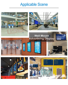 Máy Phát Đa Phương Tiện Gắn Tường 32 45 55 Inch Bảng Hiệu Kỹ Thuật Số Led Cửa Hàng CE Rohs Màn Hình Quảng Cáo Wifi Cho Sự Kiện - Product Image 6