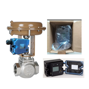 วาล์วควบคุมไอน้ำและก๊าซเหลวแบบนิวเมติก CASHCO Samson 3725 พร้อมตัวควบคุมตำแหน่ง ได้รับการรับรอง PED รับประกัน 1 ปี - Product Image 2