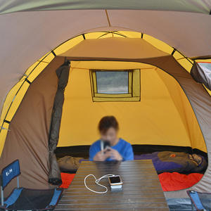 Tente de camping portable de grande taille à double couche résistante au vent et imperméable pour 4 personnes, 2 chambres, pour l'extérieur, toutes saisons, vente en gros - Product Image 5
