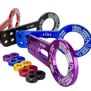 Ganchos de remolque Poyracing 0185 de aluminio delanteros y traseros para vehículos modificados - Product Image 2