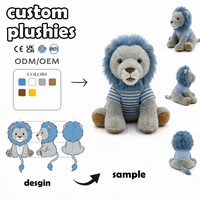 Fabricant de jouets en peluche personnalisés, faible MOQ, mascotte de personnage démon cornu en peluche, hibou, chat, raton laveur, poupée de 10 cm en tissu de coton
