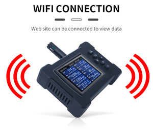 다기능 가스 감지기 4 in 1 휴대용 가스 분석기 공기질 모니터 CO2 VOC 측정기 온도 습도 기록기 - Product Image 1
