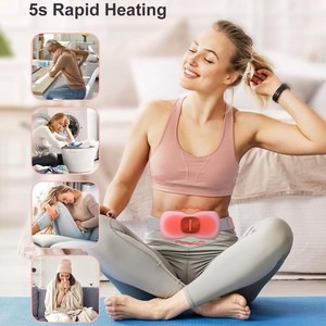 Menstrual <b>Heating</b> Waist Belt With Digital Display Type C Rechargeable For Lower Abdomen Warmth - Product Image 4