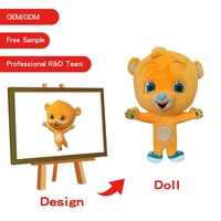Minion spongieux personnalisé pour enfants jouet en peluche OEM personnalisé peluche peluche poupée