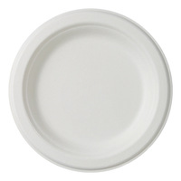Vendeur chaud 10 pouces rond plaque de canne à sucre approbation de la FDA