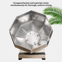 Mélangeur alimentaire industriel, tambour rotatif octogonal, mélangeur automatique, machine à enrober de sucre