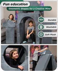 Canapé de jeu moderne 2026 pour enfants avec fonction de construction de <span class=keywords><strong>fort</strong></span>, sûr et écologique, idéal pour l'école, la chambre et le salon - Product Image 4